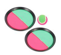 PERSELOSO 3pcs Sticky Ball for Boys and Girls Toss Catch Game Sticky Sucker Gloves Safe Material for Parent-boy Girl Interaction Includes Boards and Ball