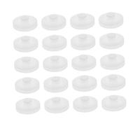 PERSELOSO 40 Pcs Plastic Belt Pulley Wheels for DIY Robotics Gear Motor Applications Speed Reduction Versatile Educational Projects Adaptable Pulley
