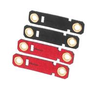PERSELOSO 4pcs Adjustable Parrot Foot Comfortable Velvet Bird Leg Bands for Pet Birds Anti-lost Design with Color Options for and Easy