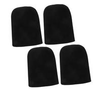 PERSELOSO 4pcs Anti-Slip Wheelchair Footrest Covers Soft Protective Pads for Seniors Comfortable Footrest Cushion for Universal Wheelchair Use Prevents Foot and Footplate Scratches