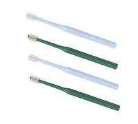 PERSELOSO 4pcs Ergonomic Dog Toothbrush for Yorkshire Terriers Chihuahuas Easy to Store Brush