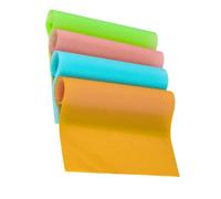 PERSELOSO 4pcs Eva Cupboard Liners for Shelves Sturdy and Stable Shelf Liners Suitable for Cupboards and Tables Washable Fridge for Kitchen Storage and Organisation