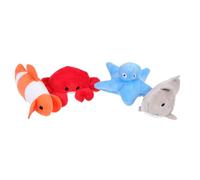PERSELOSO 4pcs Plush Catnip for Cats and Kittens, Interactive Pet Biting Designed to Encourage Natural Instincts and Reduce Bad Biting Behaviour, for Home Play