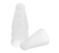 PERSELOSO 4pcs Stylus Pen Tips Replacement for Tablet Users Anti-slip Quiet Writing Pen Tip Protector Silicone Cover Soft Fiber Nibs Compatible with Digital Pencil