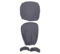 PERSELOSO 4pcs Washable Polyester Gaming Chair Armrest Covers and Office Chair Backrest Cover Set, Protects against Pilling and Fraying, Removable Seat Protector for Home or Workspace
