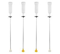 PERSELOSO 4pcs Washer Suspension Rod Spring Compatible with Haier - 22.2" Vibration Damper Shock Absorbers - Replacement Laundry Machine Part for Tub Balancing
