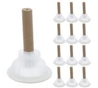 PERSELOSO 50 Sets Traditional Handmade Moxibustion Sticks with Base, Easy to Burn Household Moxa Roll Made of Plastic, Moxa and Tinfoil for Acupoint Therapy and Relaxation