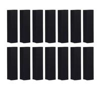 PERSELOSO 50pcs Black Paper Lipstick Packing Boxes for Lip Gloss and Lipstick, Small and Lightweight Black Cardboard Containers with Elegant Design, for Dressing Table or Room Decoration