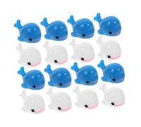 PERSELOSO 50pcs Mini Dolphin and White Whale Resin Figurines Sea Animal Miniatures for Moss Terrariums Micro Landscape Home Decoration Ocean Theme for Fairy Garden