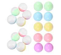 PERSELOSO 50pcs round Plastic Reusable Vending Machine with Lids, Fillable Prize Balls for Party Favors and Small Accessories, Easy to Use and Well-protected Contents
