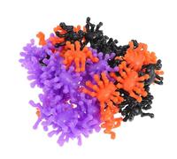PERSELOSO 50Pcs Sticky Crawling Elastic Fun Party Props for Safe Tpr Material for Halloween Birthday Celebrations Sensory Play and Classroom Rewards