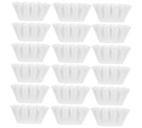PERSELOSO 50Pcs Wax Melt Liner Paper Trays for Candle Warmers High Temperature Resistant Leakproof Wax Warmer Liners for Easy Cleaning and Aromatherapy White Pads for DIY Candle Lovers