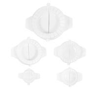 PERSELOSO 5pcs Dumpling Maker Mold Set Manual Dough Press Pastry Pie Press Made of Sturdy Pp Material, Easy Cleaning and Versatile for Parties and Family Gatherings