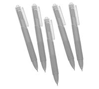 PERSELOSO 5pcs Ergonomic Ballpoint Pens Portable Multi Function Writing Tools for Students and Office for Handwriting and Manuscript Use Ink Durable Design