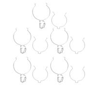 PERSELOSO 5Pcs Large Glass Jar Wire Clamp Sealing Clips Metal Buckle Lid Fastening for 500Ml+ Canning Jars Kitchen Storage and Food Preservation Accessories