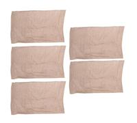 PERSELOSO 5pcs Multi-Functional Jute Vegetable and Fruit Storage Bags Large Capacity Reusable Storage Pouches Allowing Vegetables to Breathe Lightweight Beige Bags for Daily Life and Food