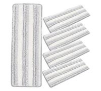 PERSELOSO 5pcs Reusable Microfiber Wet Mop Pads Washable Replacement Heads for Efficient Floor Cleaning Home and Office Self Adhesive Design for Easy Use and Versatile Application