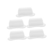 PERSELOSO 5pcs Silicone Pen Holder with Clipboard Attachment Multifunctional Desk Organizer for Teachers and Students Creative Notebook Pen Clip Office Workspace Storage