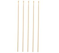 PERSELOSO 5Pcs Wooden Ear Wax Removal Tool Bamboo Spoon Cleaner for Safe Extraction Durable and Easy to Clean for Home and Medical Use