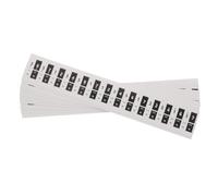 PERSELOSO 60pcs Polyphonic Harmonica Note Stickers, Self-adhesive Scale Marking Stickers for 24-hole/28-hole Harmonicas, Black, Removable Adhesive, Beginners, Musical Learning and Practice
