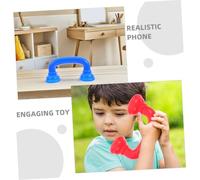 PERSELOSO 6pcs Auditory Feedback Speech Phones for Early Childhood Education Mobile Phones with Hearing Sound Feature Enhance Pronunciation and Language Skills for Home Kindergarten and