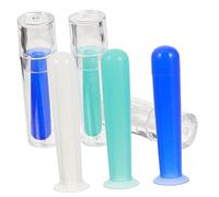 PERSELOSO 6Pcs Convenient Contacts Lens Applicator Soft Remover Tool Insertion Aid for Application Lightweight Safe Silicone Lens Sticks Green Blue