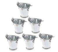 PERSELOSO 6pcs Miniature Water Bucket Dollhouse Decor Realistic Mini Holder for Landscapes and Educational Play for Early Learning and Creative Photography