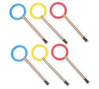 PERSELOSO 6pcs Toddler Walking Rope for Preschool Children Leash Safety Harness Sturdy Ring Design with Adjustable Length for Kindergarten Outdoor Group Activities