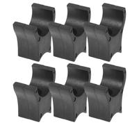 PERSELOSO 6pcs Wheelchair Replacement Support Blocks Rail Guide Part Abs Plastic Stable Support Enhanced Safety