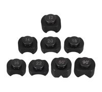 PERSELOSO 8pcs Chrome Steel Dies for Ring Bender Tool with Precise Bending Performance and Smooth Surface, for Small Metal and Jewelry Crafting in Small Batch Production
