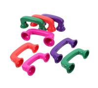 PERSELOSO 8pcs Phone Auditory Feedback Learning Phones for Interactive Reading Development Group Friendly Design for Classrooms and Playgroups
