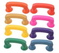 PERSELOSO 8pcs Reading Phones for Boys and Girls and Adults Realistic Simulation and Washable Abs Material, Assorted Colours, for Classroom Use to Improve Pronunciation and Speech Accuracy