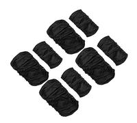 PERSELOSO 8pcs Stroller Wheel Covers Made of Tear-Resistant Oxford Cloth, Portable and Black, Designed to Keep Your House Clean When Bringing The Stroller
