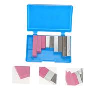 PERSELOSO 9pcs Cuboid Density Blocks Set with Aluminum Iron Plastic for Physics Experiments Educational Mass Volume Comparison Kit Random Color