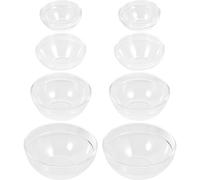 PERSELOSO Acrylic Essential Oil Bowls Sturdy and Practical for Massage Oil Storage 8pcs Plastic Bowls for Beauty Salon and Massage at Home
