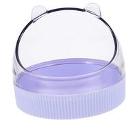 PERSELOSO Acrylic Hamster Bowl for Chinchillas Guinea Pigs Pet Feeding Accessory Compact Design to Prevent Spills Easy to Clean Safe for Animals for Cages