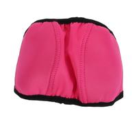 PERSELOSO Adjustable Dog Ear Muffs for Noise Reduction, Rosy Pink Quiet Ear Wraps for Dogs 17-30kg, Anxiety Relief Sound Blocking Earmuffs Pet Hoodie for Calming and Loud Noise Protection