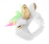 PERSELOSO Adjustable Plush Unicorn Hat for Reptiles and Lizards, Lightweight Decorative Cosplay Pet Hat, Easy to Put and Take, Festival Party Accessory Random Color