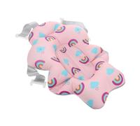 PERSELOSO Bath Seat Lightweight and Portable Bathtub Seat for Boy Girl for Showers and Bath Fits Standard Bathtubs Charming Design Pink