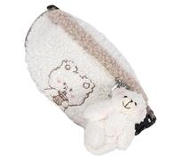 PERSELOSO Bear Pattern Waist Bag Plush Fanny Pack for Women Lightweight and Convenient to Carry with Simple Design, for Working and Beach Use