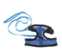 PERSELOSO Breathable Adjustable Chicken Harness Mesh Chest Strap for Hens and Roosters Leash for Comfortable Walking Adorable Poultry Costume Accessory Blue Random Color