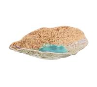 PERSELOSO Butterfly Feeder Tray Ceramic Water Dish for Bees Butterflies Garden Decor Capacity Easy to Clean Attracts Wildlife Outdoor Feeding Station