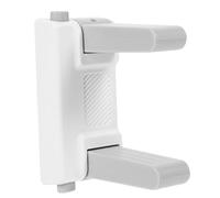 PERSELOSO Childproof Door Handle Lock for Safety No Drilling Required Double Unlock Protection Strong Non-Marking Adhesive and Pet White Lever Lock for Home Security
