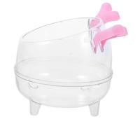 PERSELOSO Chinchilla Dust Bath House Hamster Bath Litter Box for Small Animals Integrated Design Urine Sand Easy to Clean for Guinea Pig Bunny Ferret and More