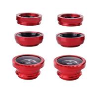 PERSELOSO Clip-on Phone Camera Lens Kit 2 Sets with Microfiber Bag with Macro and 180 Degree Fish Eye Lens, Metal Build for Shooting Photos and Travel Scenery