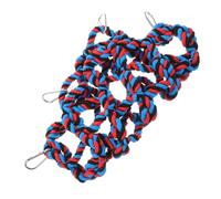 PERSELOSO Colorful Large Pet Climbing Net Rope Parrot Hanging for Medium and Large Birds Bite-resistant Rope with Easy Install Design to Enhance Physical and Mental Health