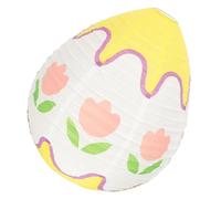 PERSELOSO Creative Easy Pendant for Paper Easter Lantern Egg-shaped, Yellow Color to Use and Compact Festival Lantern Decoration and Holiday Props Party Shop Scene Layout