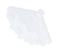 PERSELOSO DIY Chinese Style Fan Silicone Mold Adorable Casting Tool for Creative Crafts Durable and Safe Material for Hands Activities with Colors and Decorations