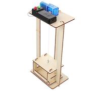 PERSELOSO DIY Wire Control Elevator Model for Educational Science Experiment Kit Fun Assembly Activity Enhance Practical Skills Creativity Stem Project for Boys