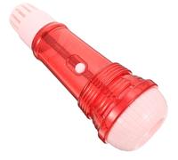 PERSELOSO Echo Microphone Simulated Musical Plaything for Parties Safe Lightweight Rounded Edges for Shy Singers Red Color